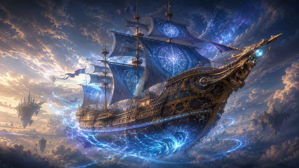 ファンタジーRPGにおける「魔法の船」