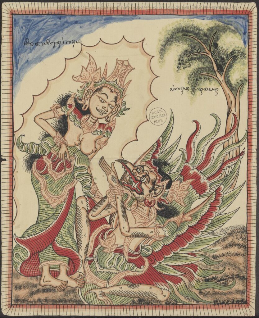 Garuda asks is mother for food, Or. 3390 206.